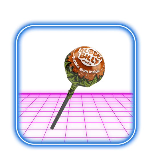 Bubbly Billy 10 mg CBD Passion Fruit Lollies with Bubblegum Inside - HiMood.se - Bubbly Billy Buds
