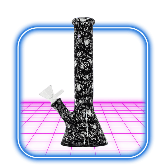 Dark Skulls Glas Bong 26cm - HiMood.se - Simply Green