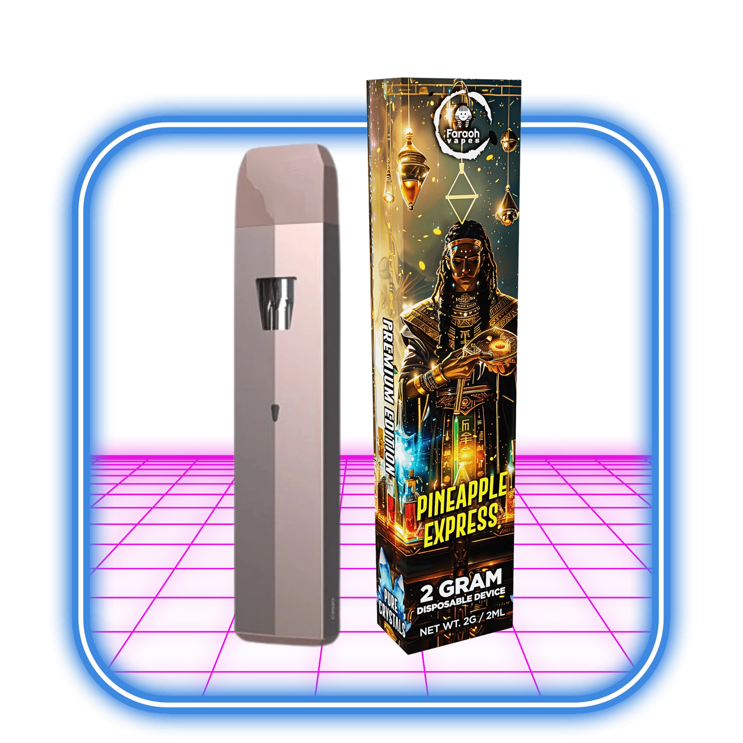 Faraoh THCA Vape 45% | Pineapple Express (Hybrid) - 2ml