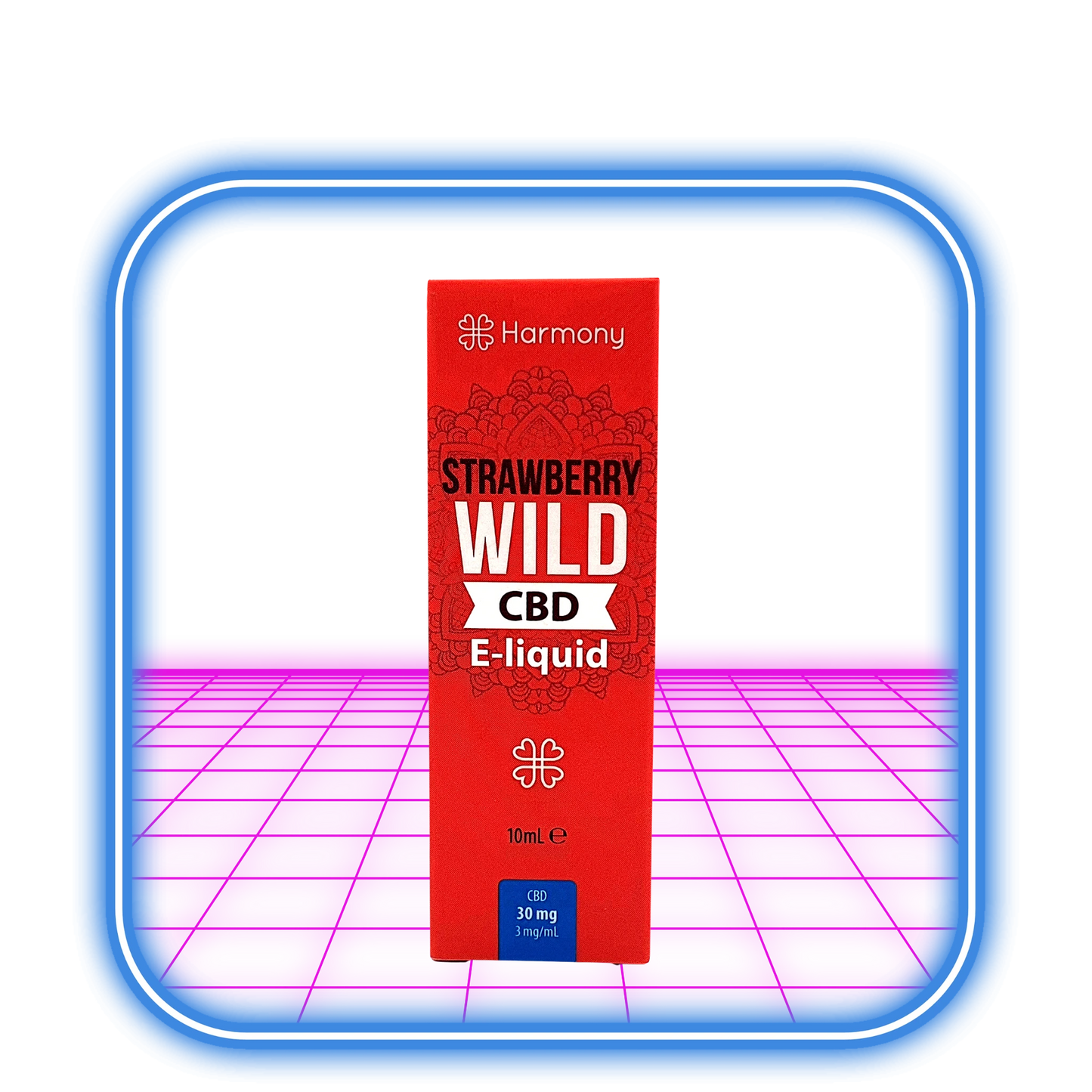 Harmony | Strawberry Wild - CBD E-Liquid 10ml (30mg - 3mg/ml)
