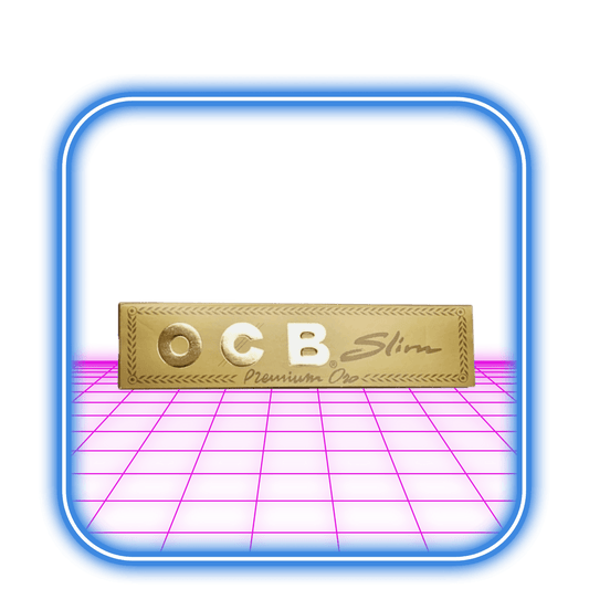 OCB | Gold Kingsize Slim Papper - HiMood.se - OCB