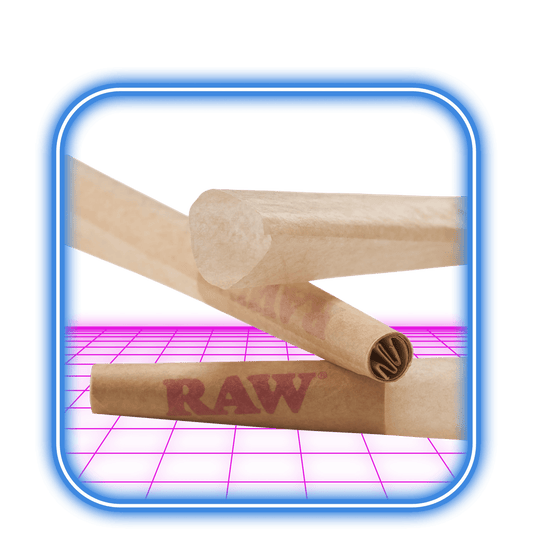 RAW Black King Size - 110 mm Cones - 3st