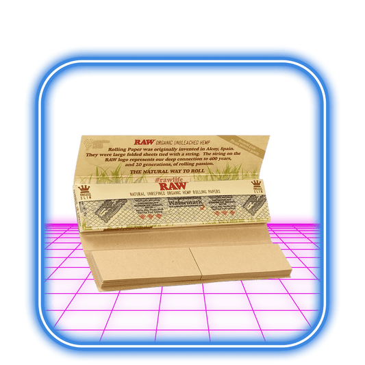 RAW | Connoisseur K.S Slim Organic Hemp Papper + Tips - HiMood.se - RAW
