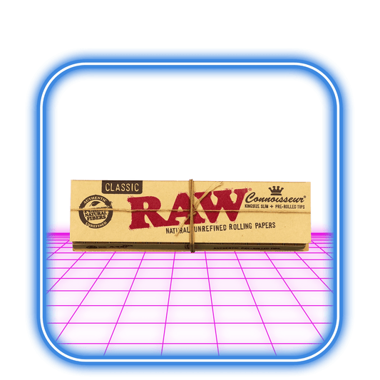RAW | Connoisseur Kingsize Papper + Prerolled Tips - HiMood.se - RAW