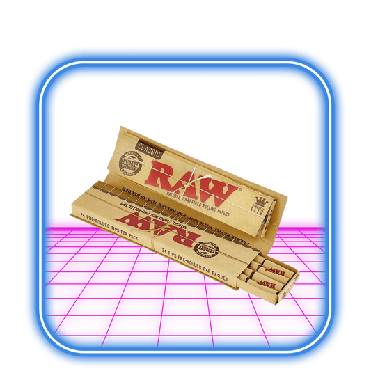 RAW | Connoisseur Kingsize Papper + Prerolled Tips - HiMood.se - RAW