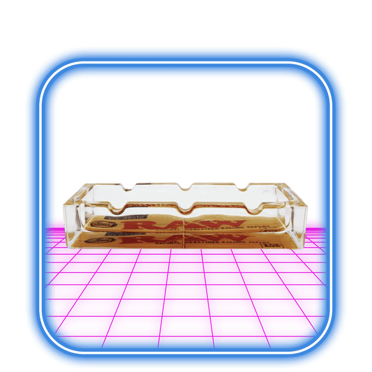 RAW | Glas Askfat Rektangulär (16cm) - HiMood.se - RAW