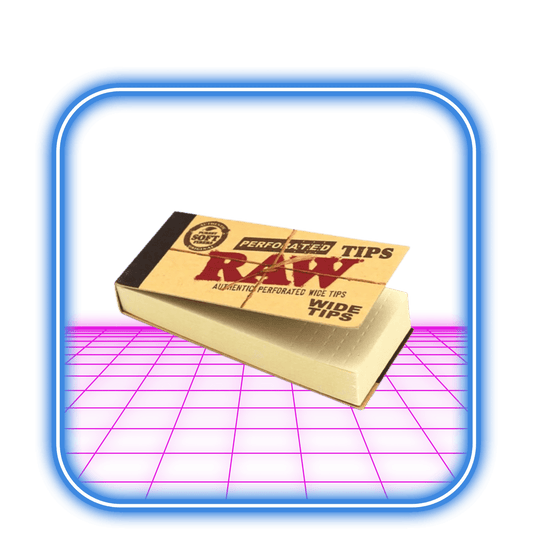 RAW | Perforated Wide Tips (50st) - HiMood.se - RAW