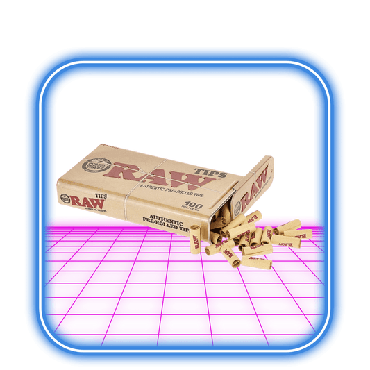 RAW | Unrefined 100 Pre - Rolled Tips - HiMood.se - RAW