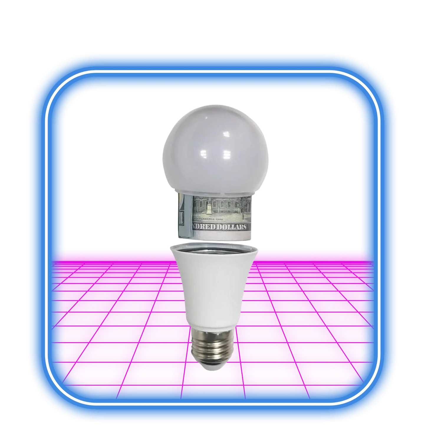 Realistisk Glödlampa Stash