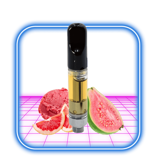 THCA 50% 510 Cartridge | Guava Gelato (Hybrid) - 1ml Live Resin Destillat - HiMood.se - HiMood