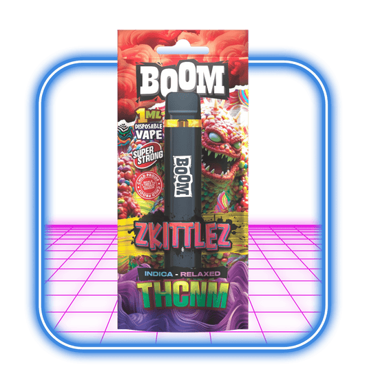 THCNM ACAN Boom Zkittlez Indica Vape 1ml i Sverige