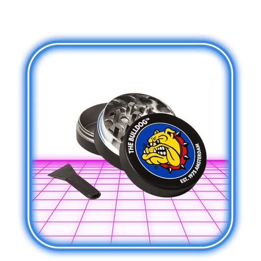 The Bulldog | Original Black Amsterdam Metal Grinder 35mm - 3 - Part - HiMood.se - The Bulldog