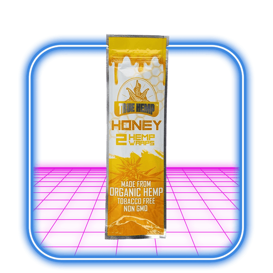 True Hemp Tobacco Free Honey Hemp Wraps - 2st - HiMood.se - True Hemp