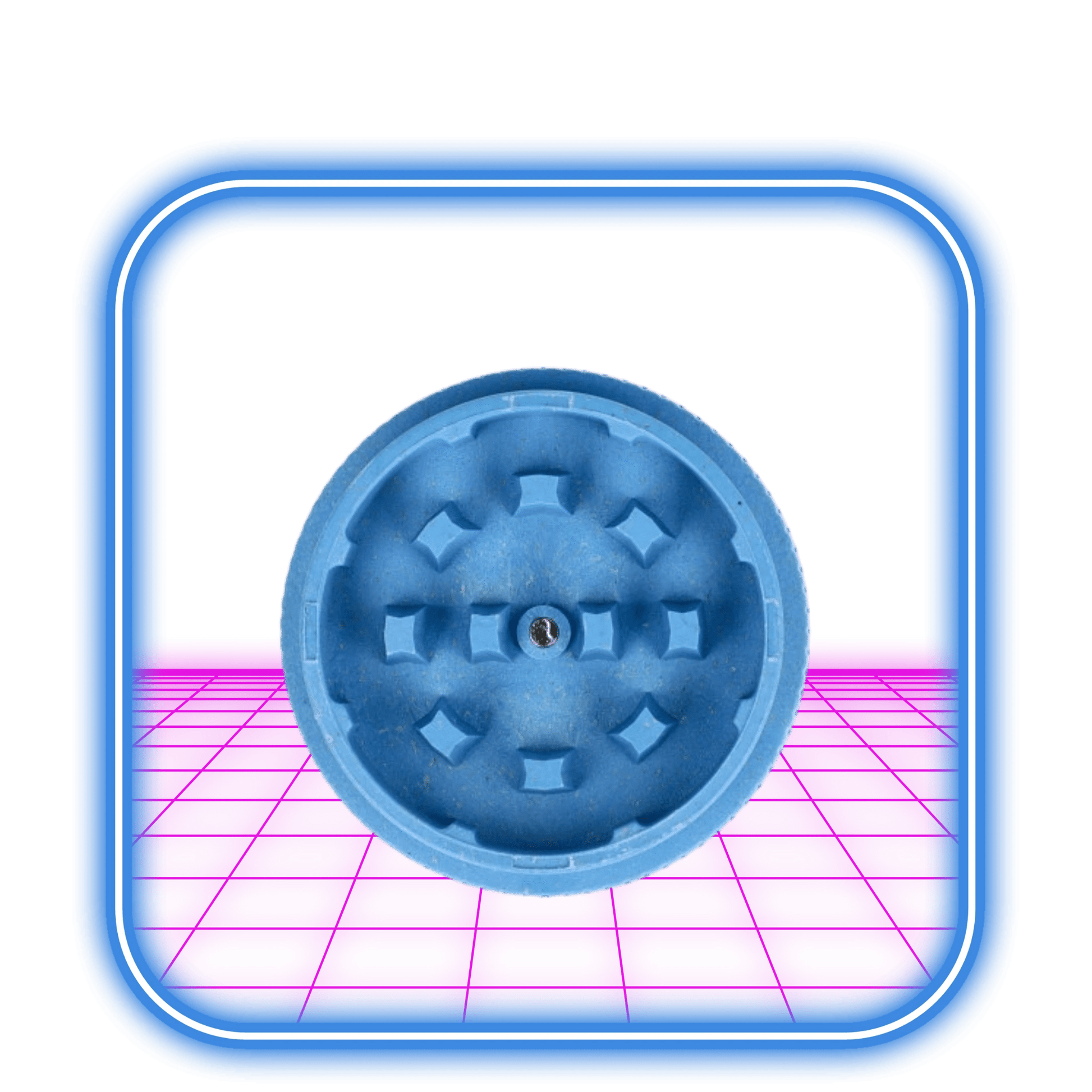 Champ High | 2 - Part Biodegradable Hemp Grinder 55mm (Mix Colors) - HiMood.se - Champ High