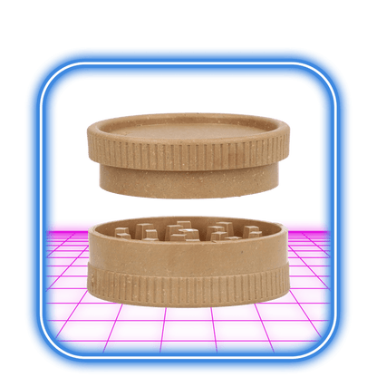 Champ High | 2 - Part Biodegradable Hemp Grinder 55mm (Mix Colors) - HiMood.se - Champ High