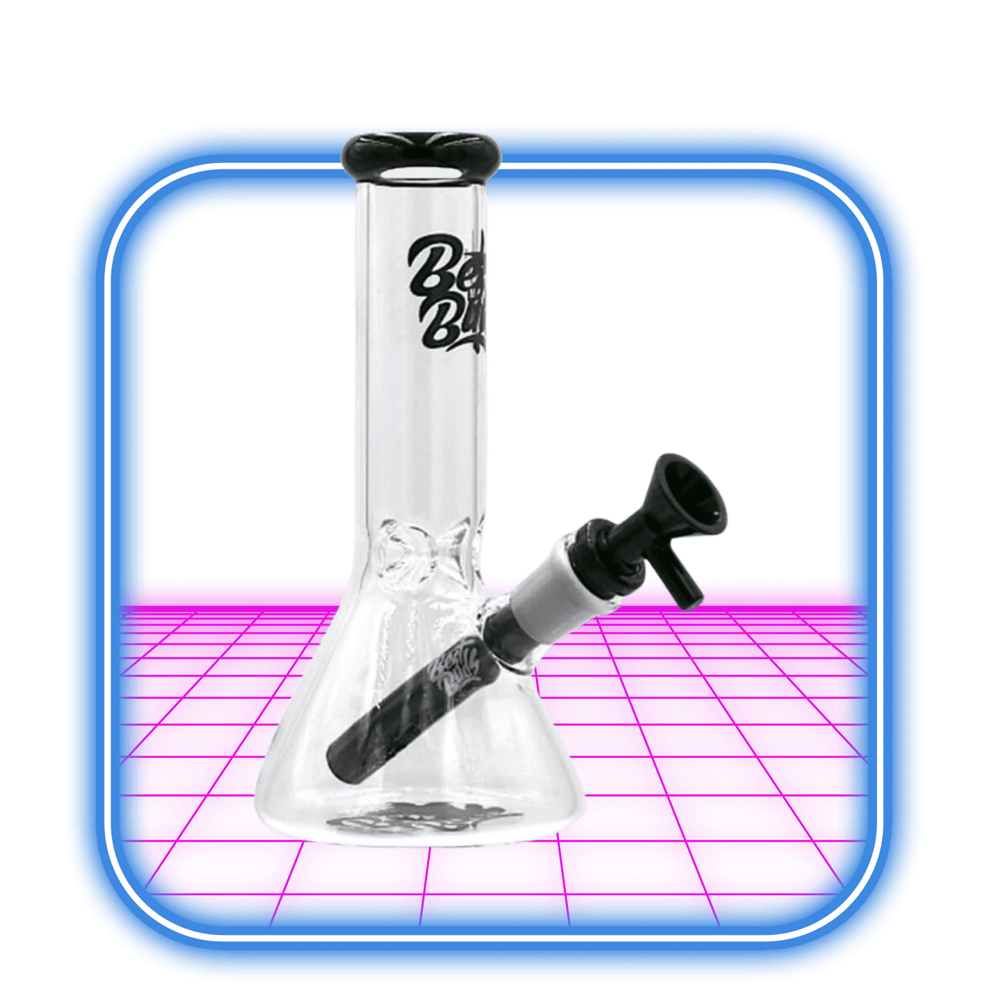 Best Buds | Transparent Glass Bong Beaker Classic 20.5cm - HiMood.se - Best Buds