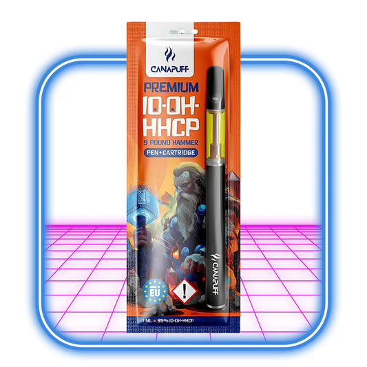 Canapuff-95_10-OH-HHCP_Penna_Cartridge_1ml_9_Pound_Hammer_Indica