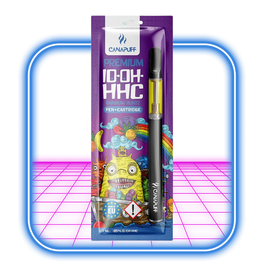 Canapuff-95_10-OH-HHC_Penna_Cartridge_1ml_Rainbow_Runtz_Indica