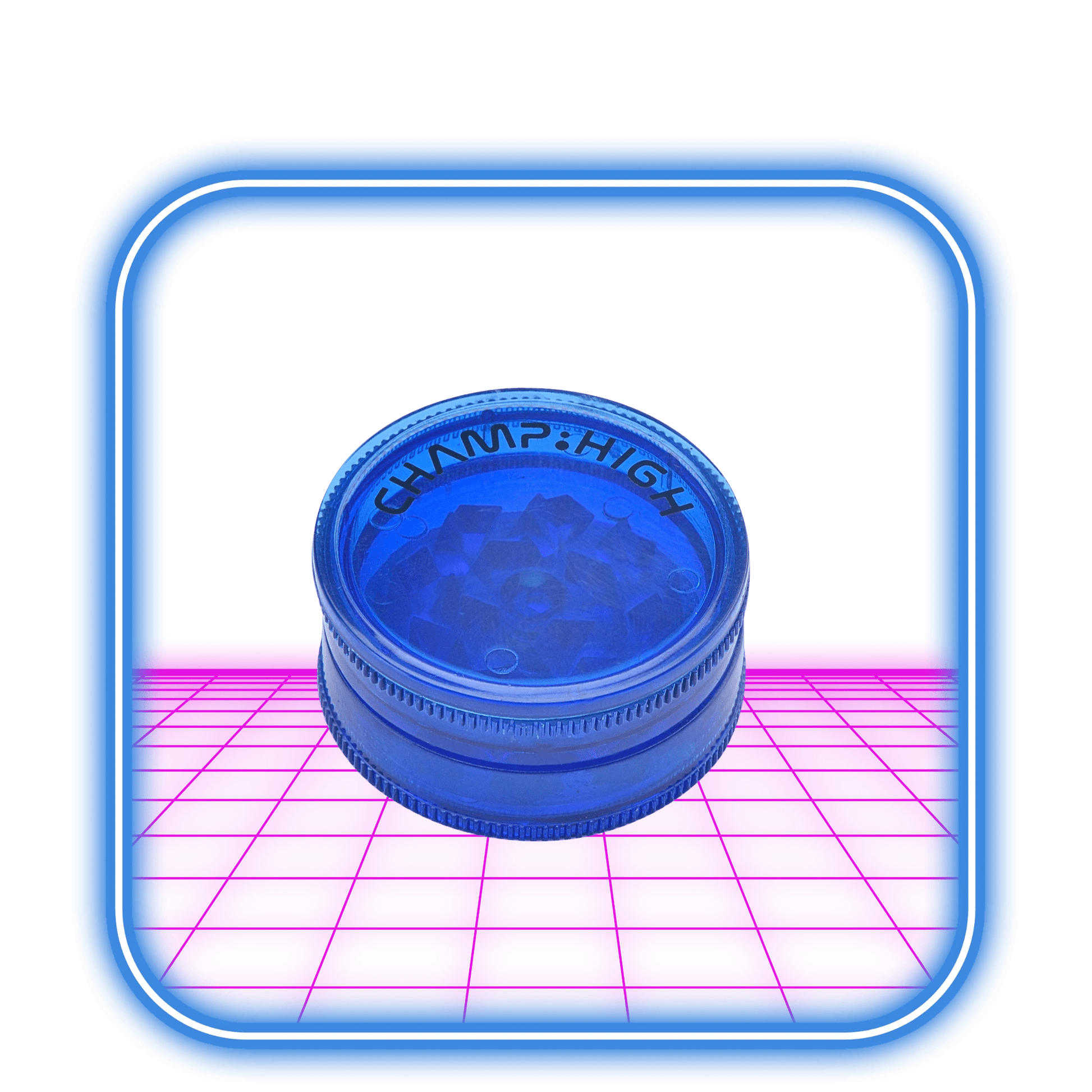 Champ High | Mini Plastic Grinder 3 Parts - 42mm - HiMood.se - Champ High
