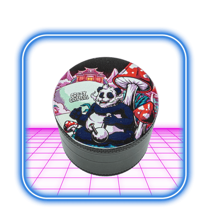 Crazy Critters | Metal Grinder 4-Part Panda (55mm)