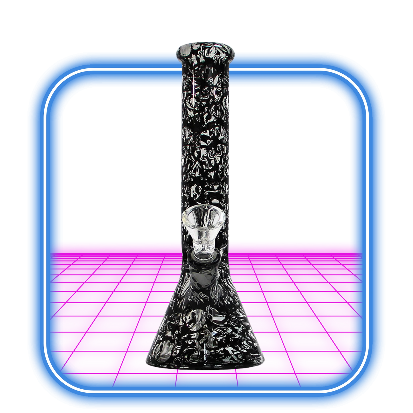 Dark Skulls Glas Bong 26cm