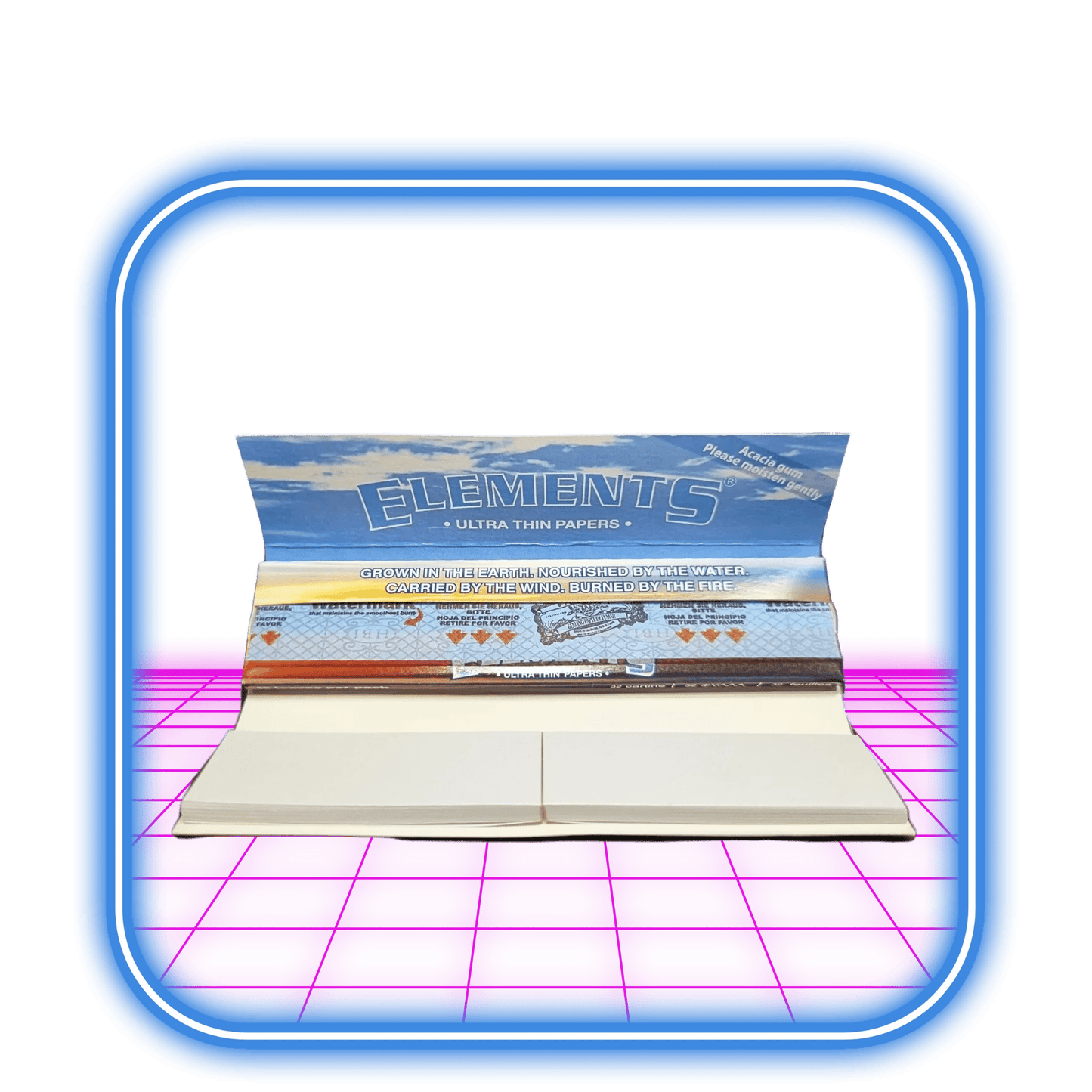 Elements | Connoisseur Kingsize Slim Papper + Tips