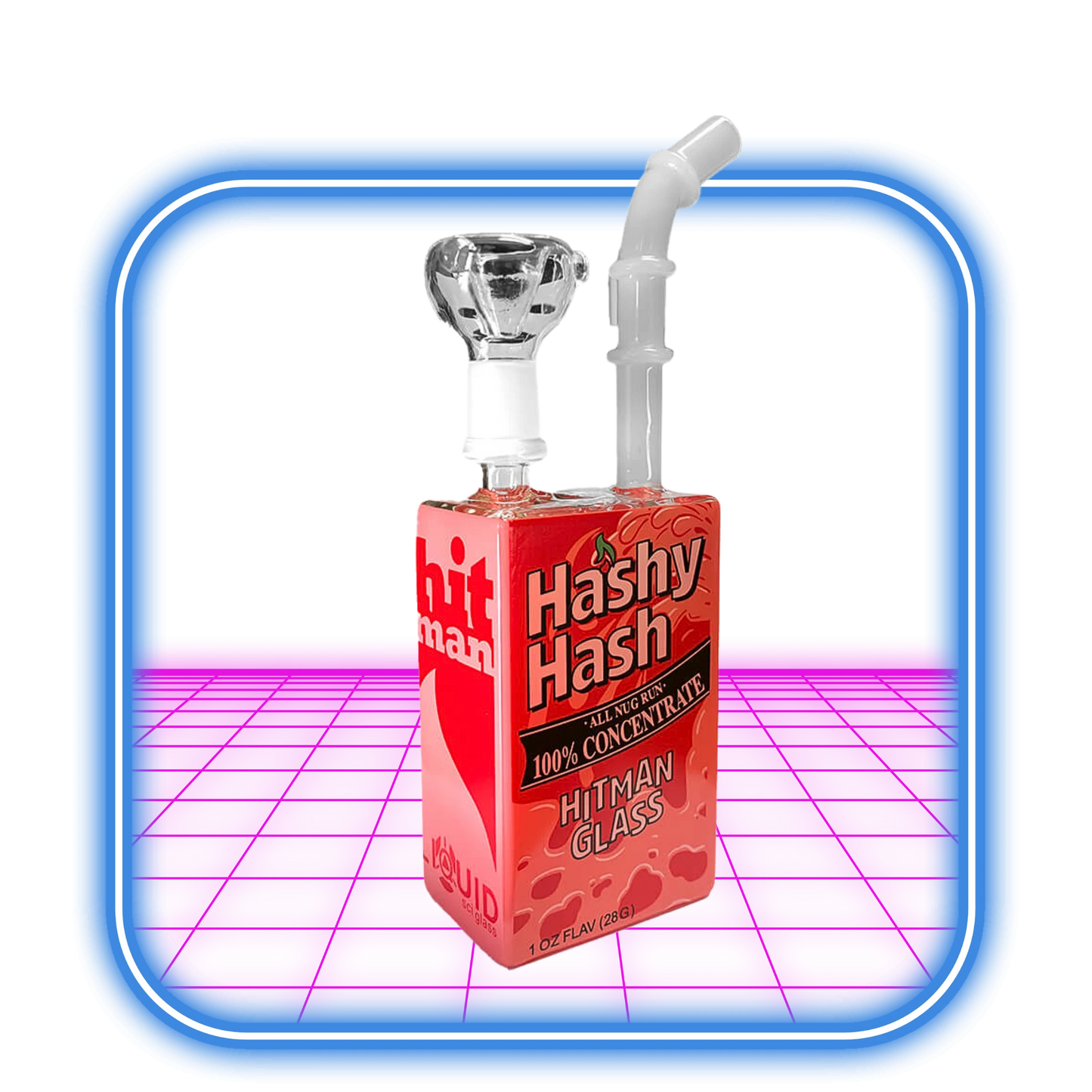 Hashy Hash Juice Glas Bong 19cm