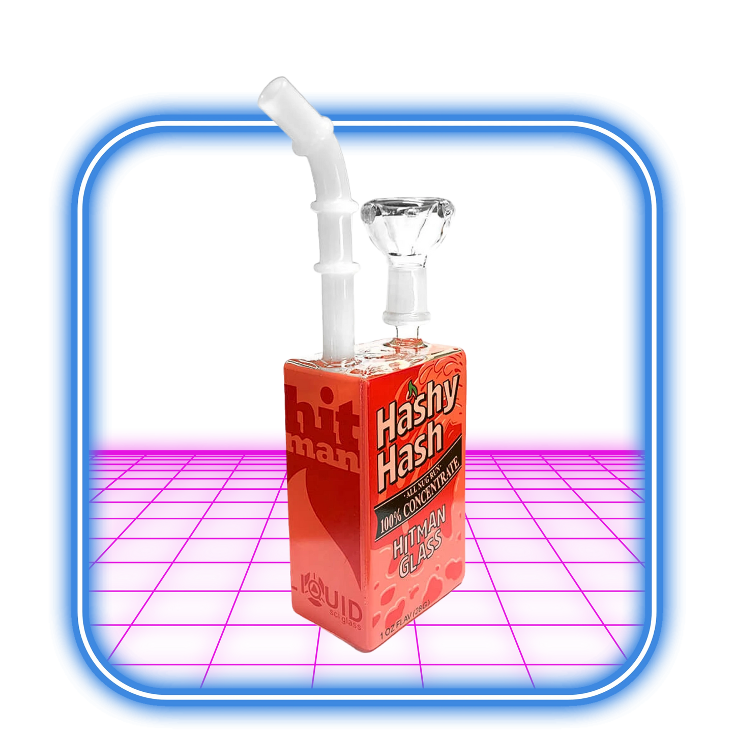 Hashy Hash Juice Glas Bong 19cm
