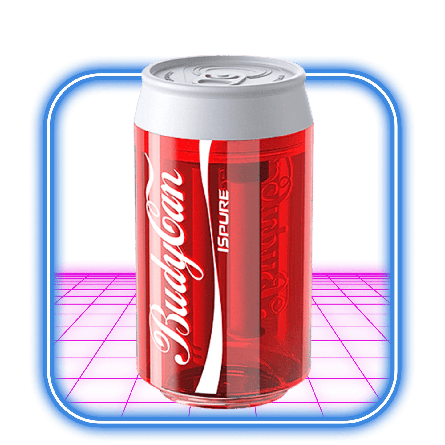 ISPURE BudyCan Water Pipe - Red