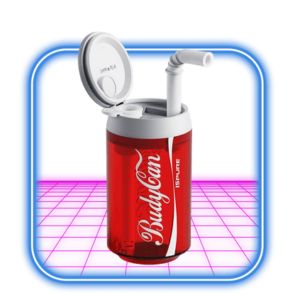 ISPURE BudyCan Water Pipe - Red