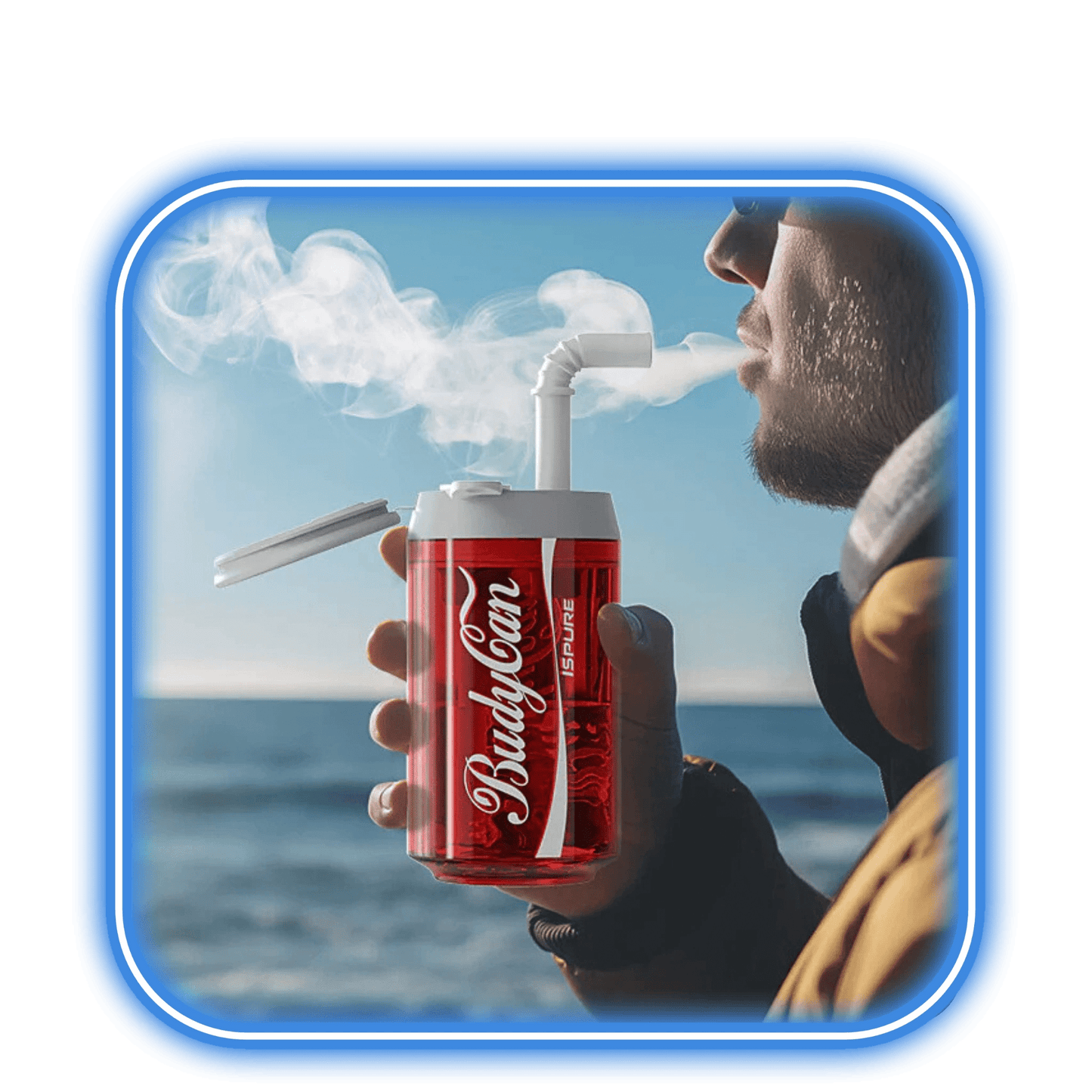 ISPURE BudyCan Water Pipe - Red