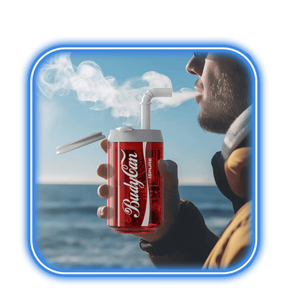 ISPURE BudyCan Water Pipe - Red