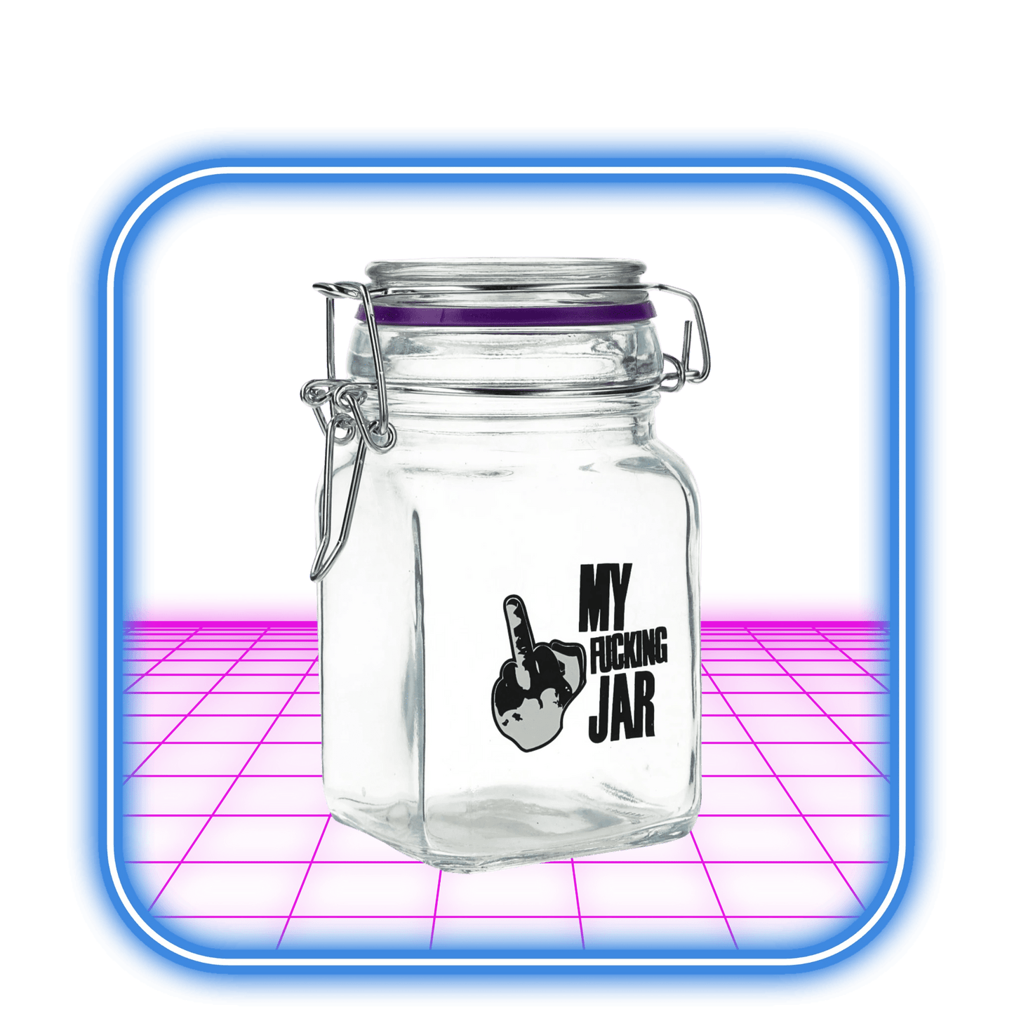 Juicy Jay | Tobacco and Herbs Glass Jars Large - HiMood.se - Juicy Jay