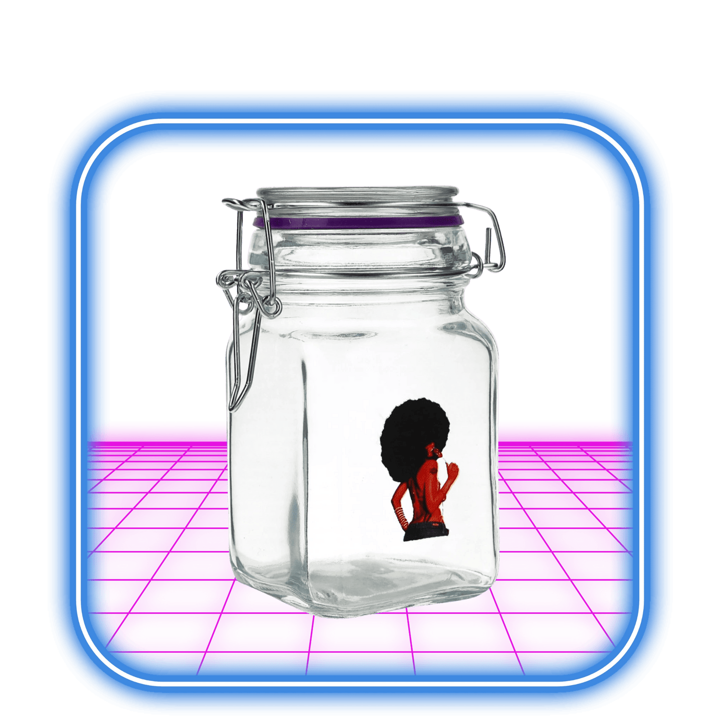 Juicy Jay | Tobacco and Herbs Glass Jars Large - HiMood.se - Juicy Jay