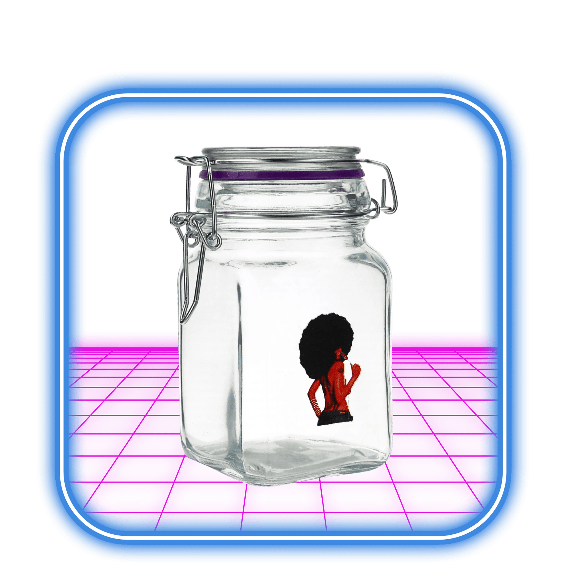 Juicy Jay | Tobacco and Herbs Glass Jars Large - HiMood.se - Juicy Jay