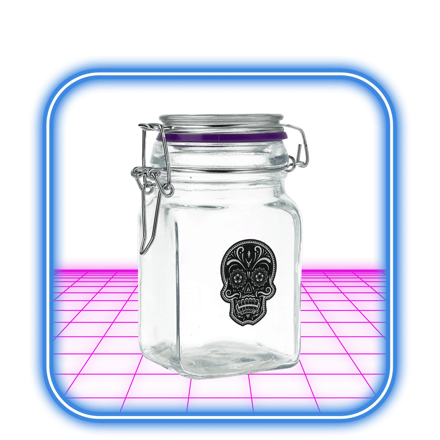 Juicy Jay | Tobacco and Herbs Glass Jars Large - HiMood.se - Juicy Jay