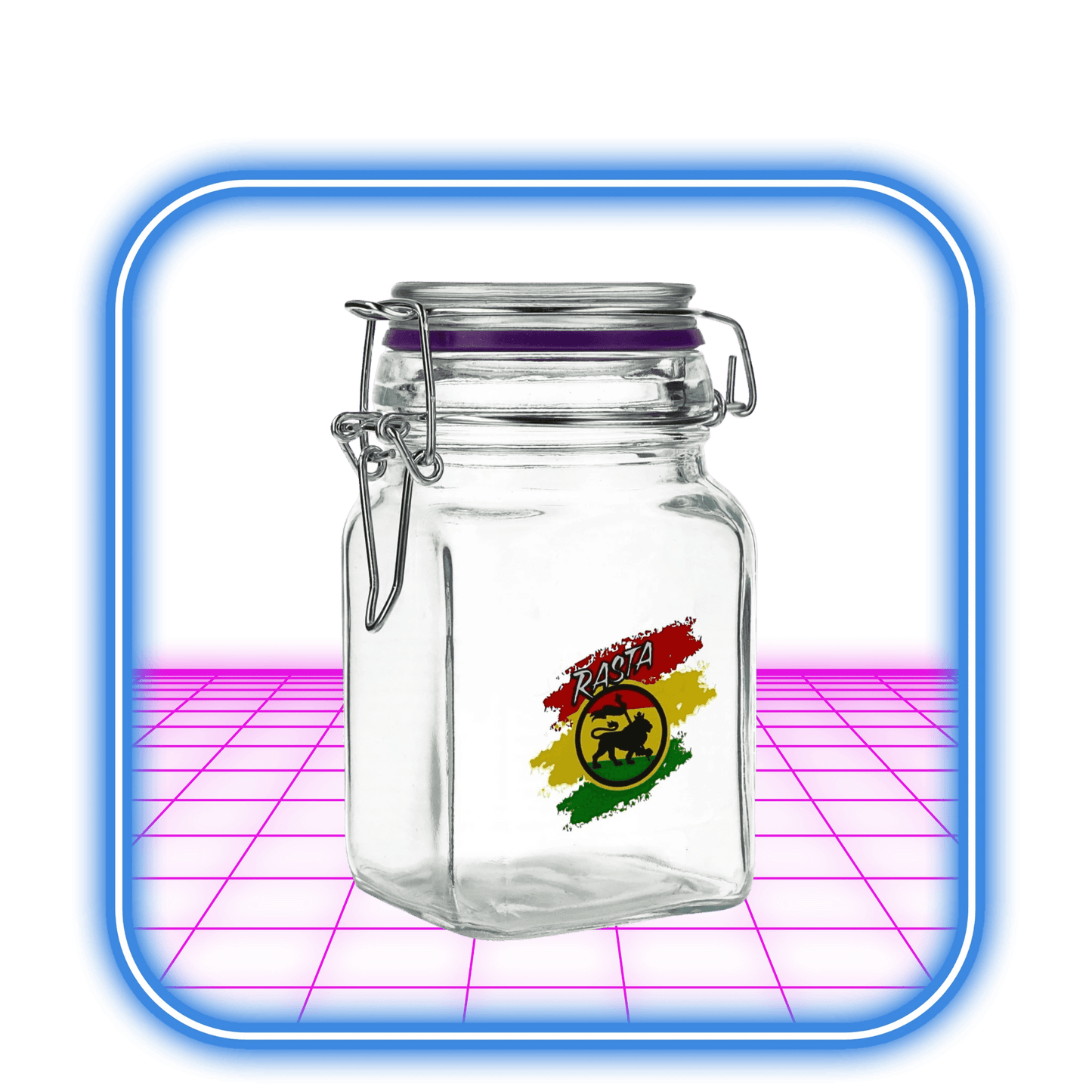 Juicy Jay | Tobacco and Herbs Glass Jars Large - HiMood.se - Juicy Jay