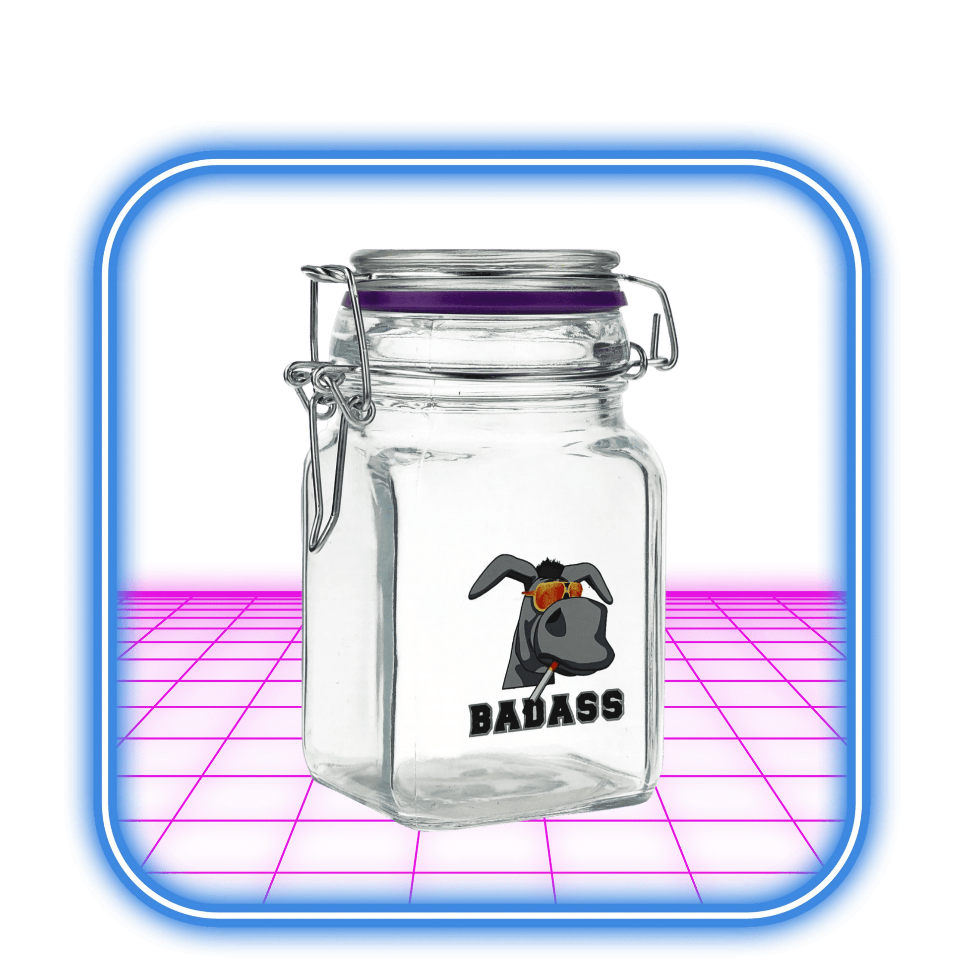 Juicy Jay | Tobacco and Herbs Glass Jars Large - HiMood.se - Juicy Jay