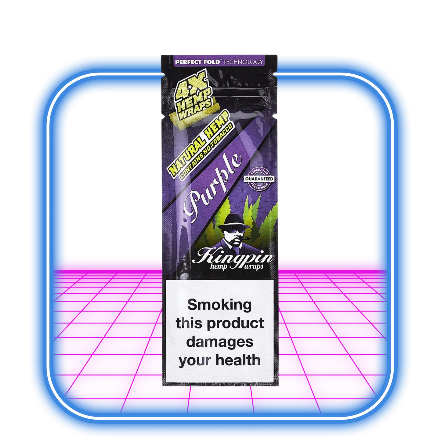 Kingpin Hemp Wraps - Purple (4st Wraps)