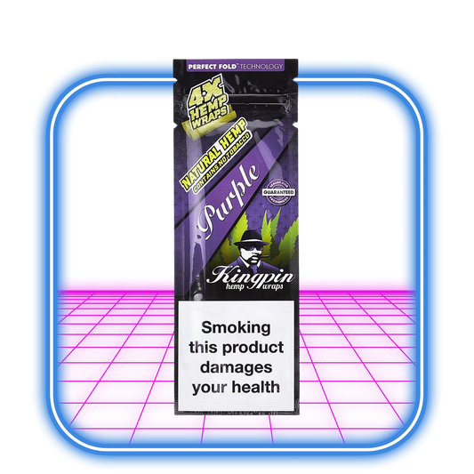 Kingpin Hemp Wraps - Purple (4st Wraps)