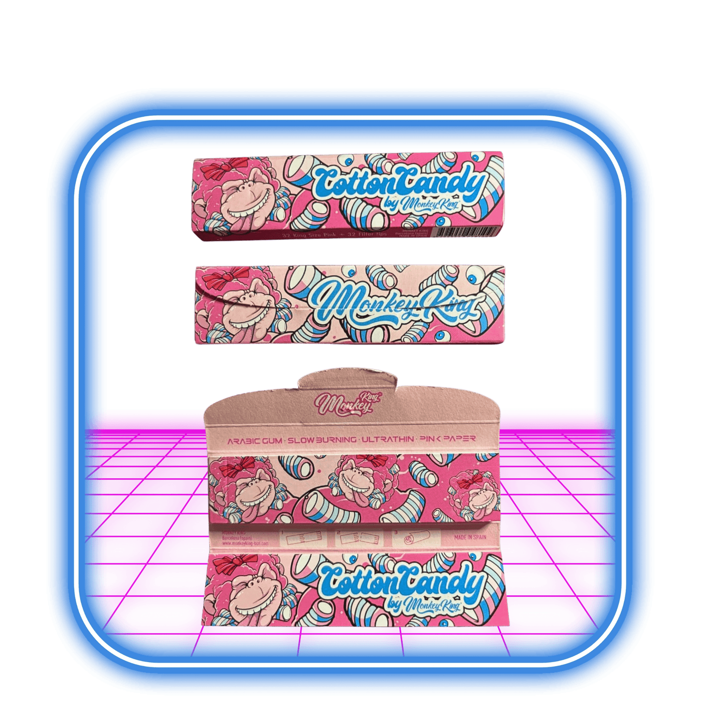 Monkey King | Papper + Filter Tips (Cotton Candy) - HiMood.se - Monkey King