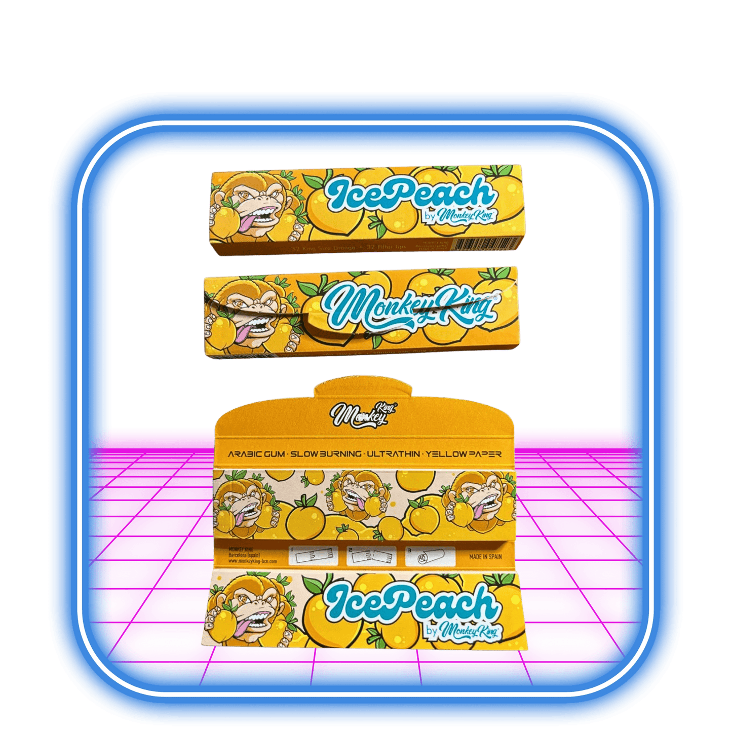 Monkey King | Papper + Filter Tips (Ice Peach) - HiMood.se - Monkey King