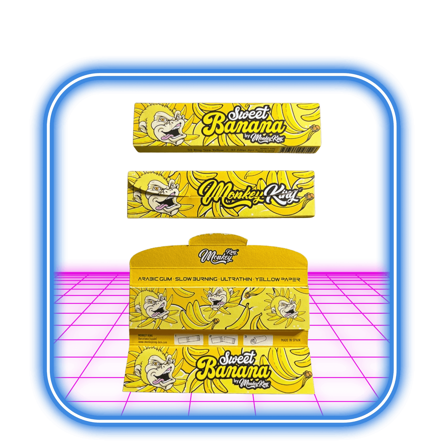 Monkey King | Papper + Filter Tips (Sweet Banana) - HiMood.se - Monkey King