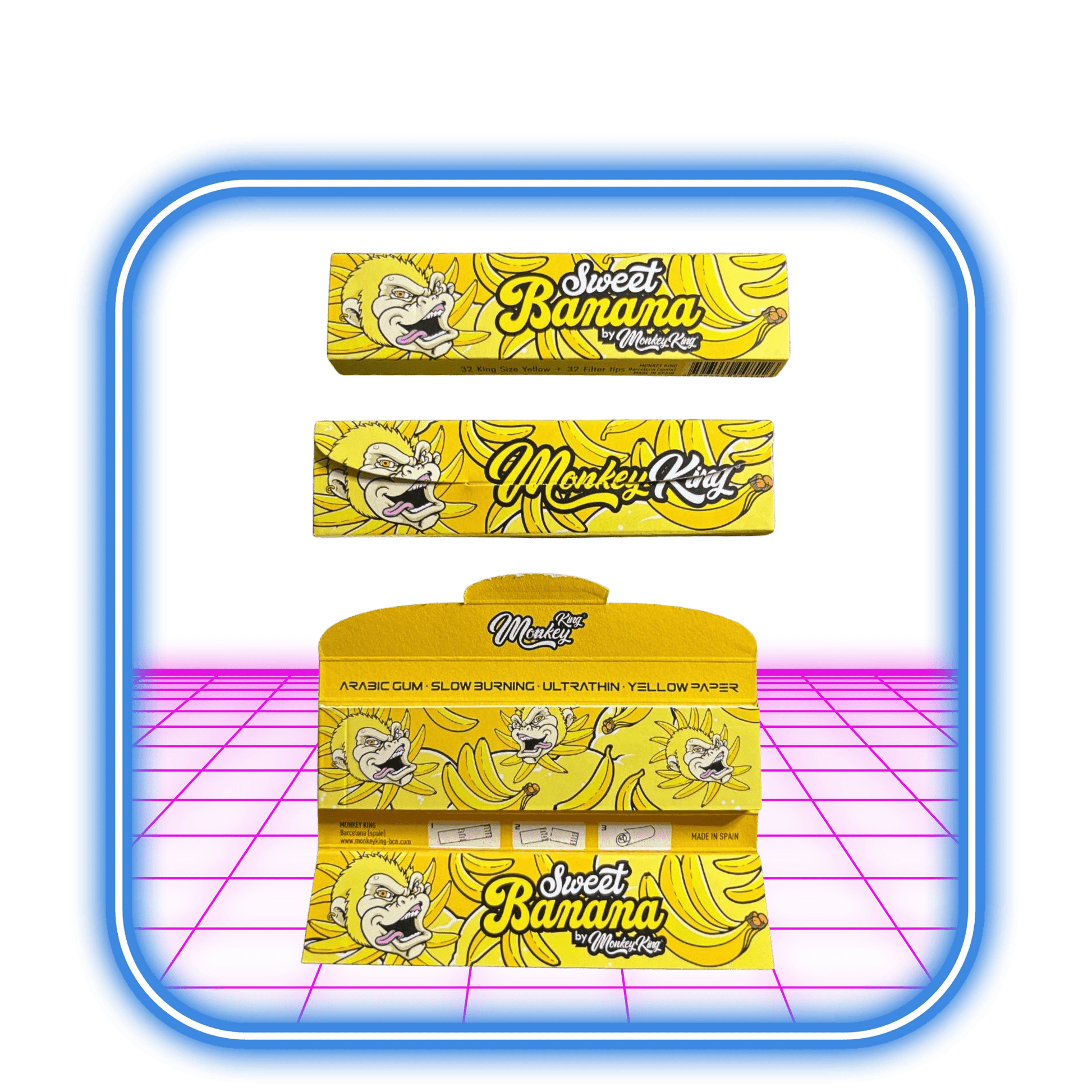 Monkey King | Papper + Filter Tips (Sweet Banana) - HiMood.se - Monkey King