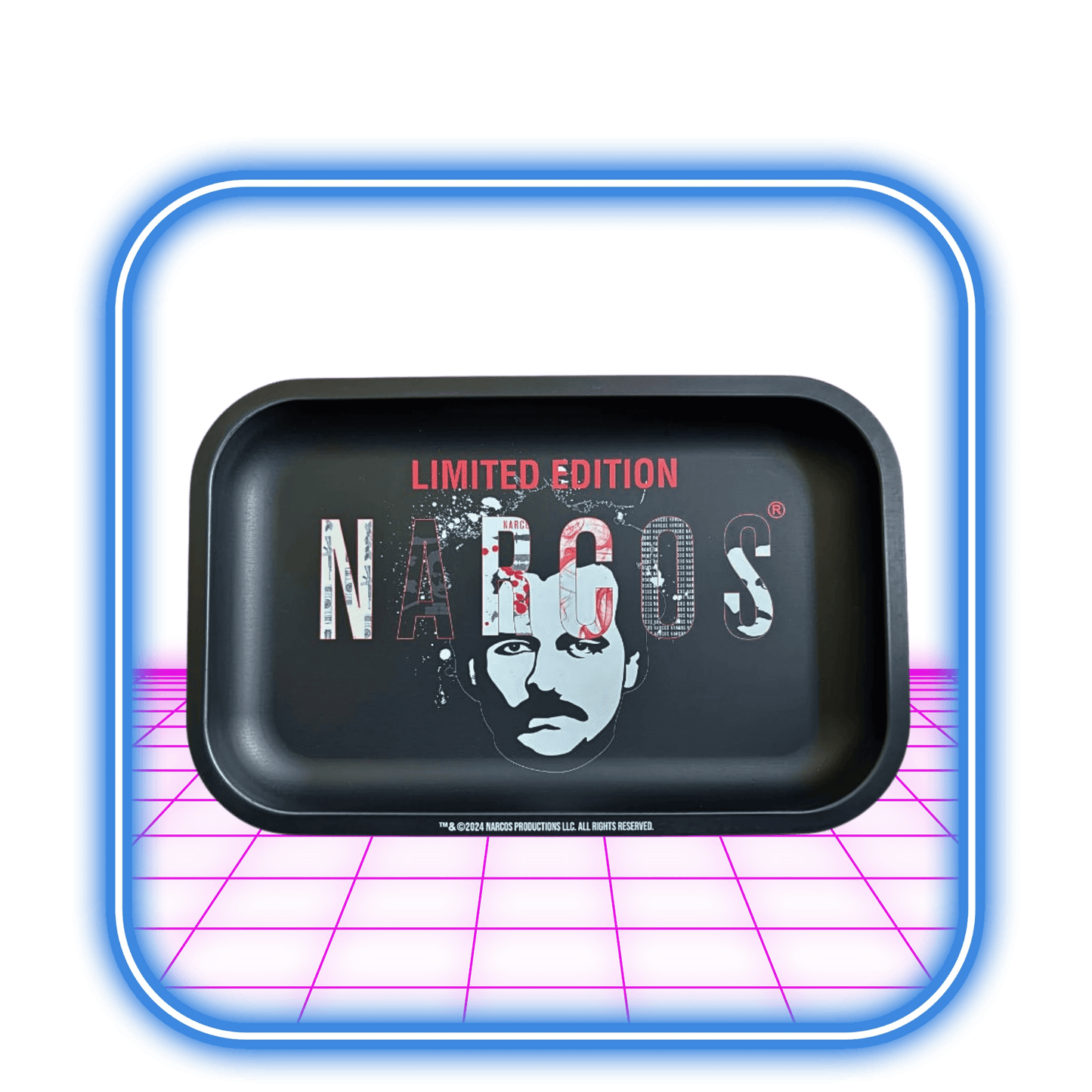 Narcos Metal Rullbricka Black Limited Edition - Medium 19 x 29 cm