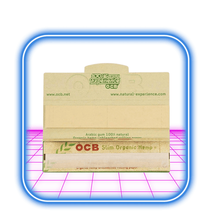 OCB | Organic Hemp Kingsize Slim Papper + Tips - HiMood.se - OCB