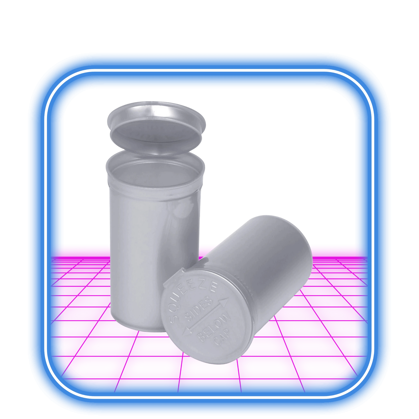 Plastburk PopTop - Silver (Small)