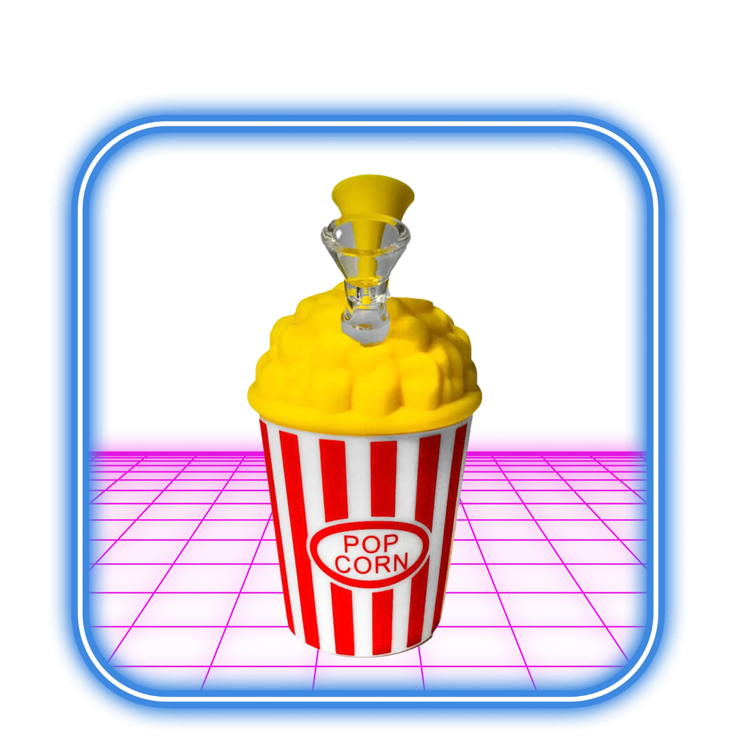 Popcorn Bucket Silikon Bong 15cm