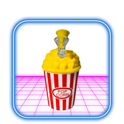 Popcorn Bucket Silikon Bong 15cm