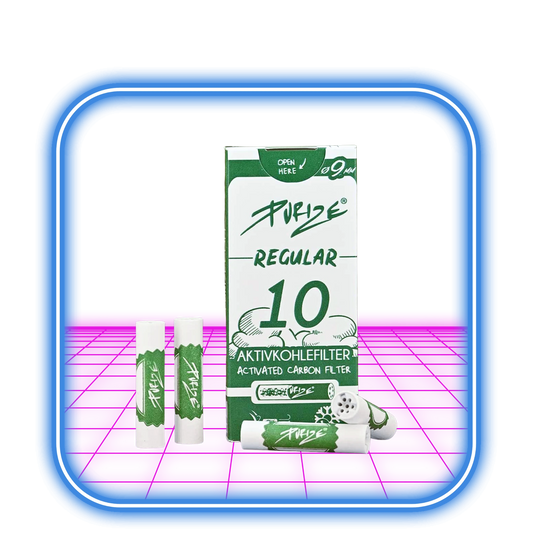 Purize Activated Carbon Filter - Regular Size 9mm (10st)